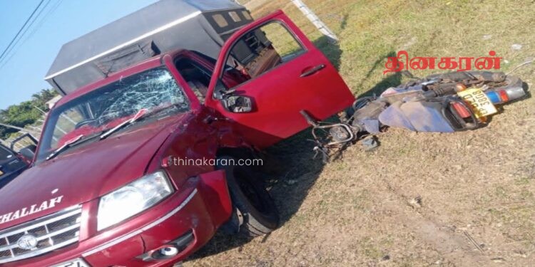 கோர விபத்தில் இருவர் உயிரிழப்பு.!