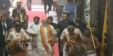 திருப்பரங்குன்றம் கோயிலில் பிரதமர் மோடி – சுவாமி தரிசனம்!