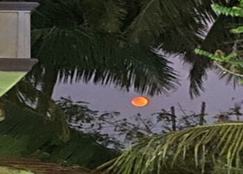 வருடத்தின் முதல் சந்திர கிரகணம் இலங்கையில் தென்பட்டது.!