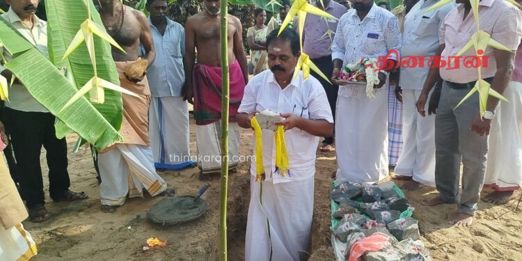 சோரன்பற்று சரஸ்வதி சனசமூக நிலையத்திற்கான அடிக்கல் நாட்டி வைப்பு..!