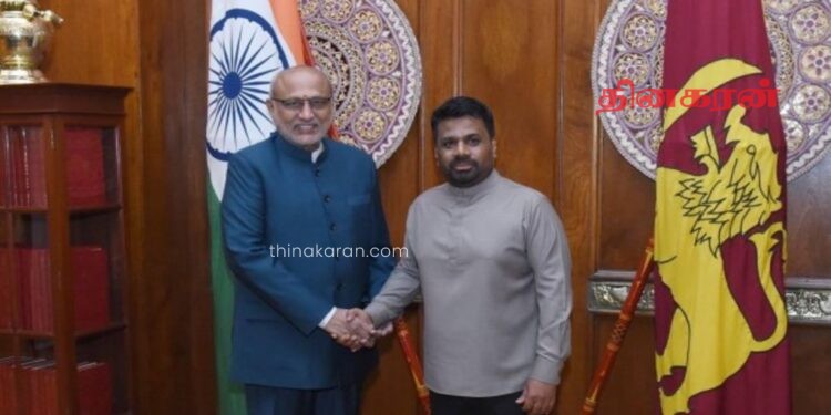 ஜனாதிபதி அநுரகுமார திசாநாயக்கவை சந்தித்த இந்திய துணை ஜனாதிபதி.!