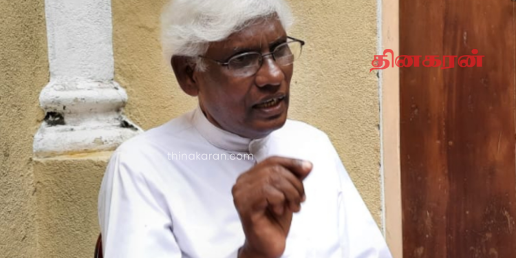 அரசை பாதுகாப்புக்கான சட்டம் கொண்டு வர நினைப்பது இன்னுமொரு சுற்றில் தமிழர்களையும் ஒடுக்குவதற்கே அருட்தந்தை சத்திவேல்!