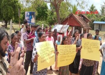 அனுமதியின்றி கற்குவாரியா? – கிளர்ந்தெழுந்த மக்கள்.!