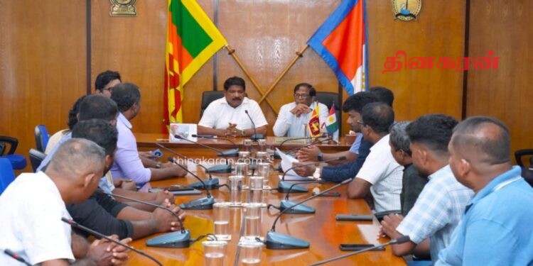 கடலட்டை பண்ணையாளர்களுக்கும் கடற்றொழில் அமைச்சர் மற்றும் ஆளுநரிடையே முக்கிய கலந்துரையாடல்.!