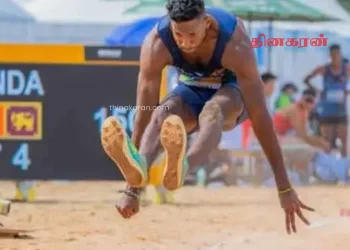 நீளம் பாய்தல் போட்டியில் ஜயத்ர சம்பத் மிரண்டாவுக்கு வெண்கலப் பதக்கம்!
