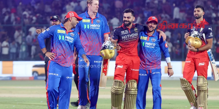 விராட் கோலி புதிய மைல்கல்; டெல்லிய‍ை இலகுவாக வீழ்த்திய ரோயல் சேலஞ்சர்ஸ் பெங்களூரு!
