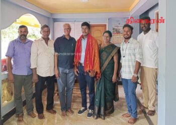 கணிதப் பிரிவில் தேசிய ரீதியில் முதலிடம் பெற்ற கிளிநொச்சி மாணவனுக்கு சுமந்திரன் பாராட்டு.!