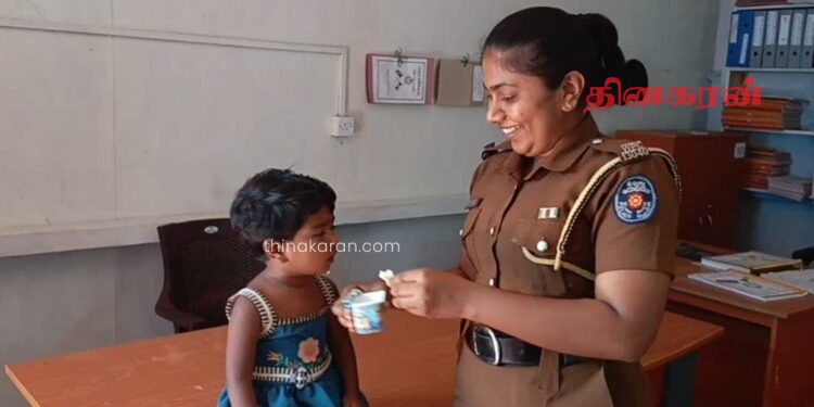 ஒன்றரை வயது பெண் குழந்தையை விற்க முயன்ற தாய் மற்றும் தந்தை கைது.!