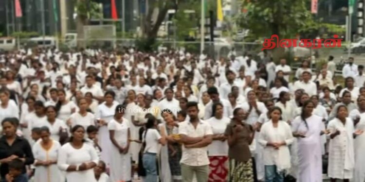 புனித வெள்ளியை முன்னிட்டு கொழும்பில் விசேட பாதயாத்திரை மற்றும் ஆராதனை.!