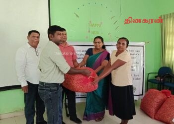 டித்வா புயலால் பாதிக்கப்பட்ட விவசாயிகளுக்கு நிலக்கடலை விதைகள் வழங்கி வைப்பு.!