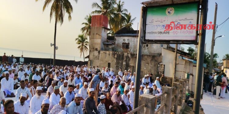 புனித ஹஜ் பெருநாள் நபி வழித் திடல் தொழுகை.!