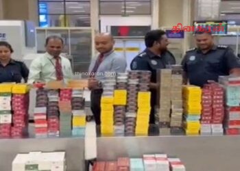 வெளிநாட்டு சிகரெட்டுகளுடன் 14 சீனர்கள் கைது.!