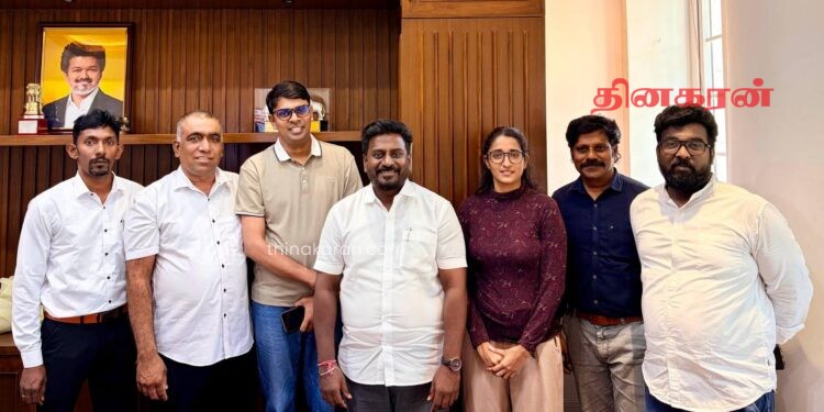 தமிழக அமைச்சர் ராஜ்மோகனுடன் இலங்கை எம்.பி. அர்ச்சுனா சந்திப்பு!