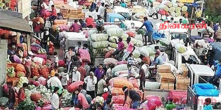 மரக்கறி சந்தையில் சூதாட்டம் – 10 பேர் கைது