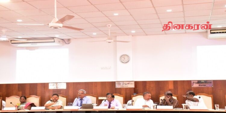 மன்னார் மாவட்ட ஒருங்கிணைப்புக் குழுக் கூட்டம்.!