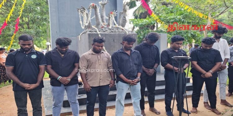 யாழ். பல்கலைக்கழகத்தில் நடைபெற்ற முள்ளிவாய்க்கால் நினைவேந்தல் நிகழ்வு.!