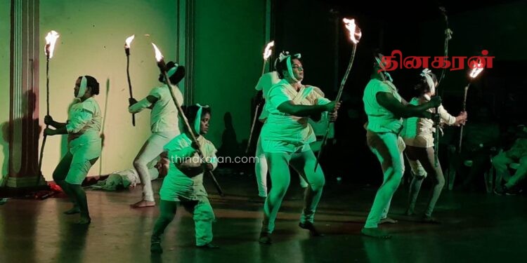 சங்கு கலைக்கழகத்தின் ‘அக்கினிக் குஞ்சு’ நாடக ஆற்றுகை ஒரு பார்வை.!