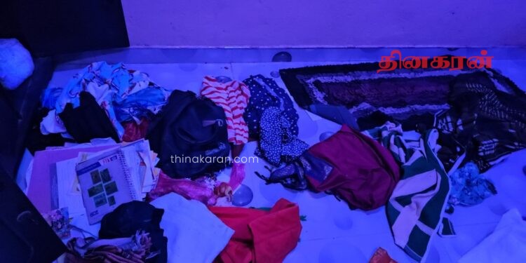 யாழில் தங்க ஆபரணத்துடன் பித்தளை நகையையும் திருடிச் சென்ற திருடர்கள்.!