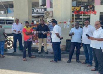 இலங்கைத் தமிழரசுக் கட்சியின் மன்னார் கிளையின் ஏற்பாட்டில் முள்ளிவாய்க்கால் கஞ்சி வழங்கல்.!
