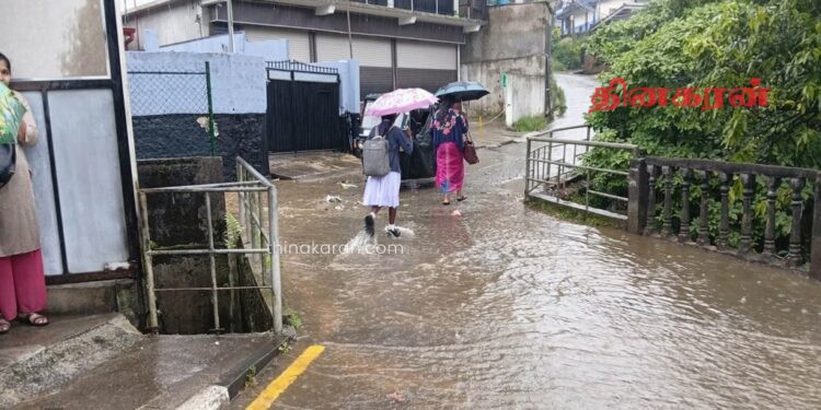 நுவரெலியாவில் பெய்து வரும் கடும் மழை காரணமாக மக்களின் இயல்பு வாழ்க்கை பாதிப்பு.!