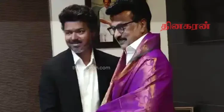 மு.க.ஸ்டாலினுடன் முதலமைச்சர் விஜய் சந்திப்பு!