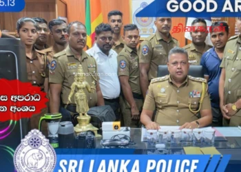 கிளிநொச்சியில் பல்வேறு கொள்ளைகளுடன் தொடர்புடைய தம்பதியர் கைது!