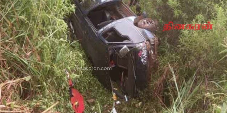 பாடசாலை மாணவர்களை ஏற்றிச் சென்ற வாகனம் விபத்து.!