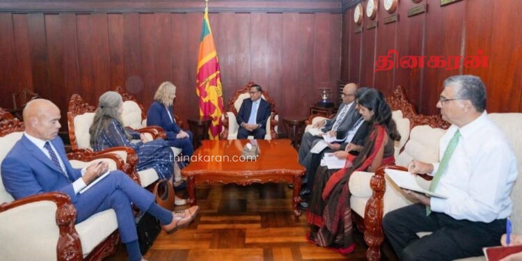 வெளிவிவகார அமைச்சர் விஜித ஹேரத்துடன் அமெரிக்க உயர்மட்டப் பிரதிநிதிகள் சந்திப்பு.!