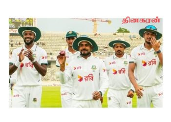 பாகிஸ்​தானுக்கு எதிரான டெஸ்டில் வங்கதேசம் முன்னிலை!