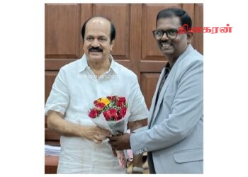தமிழகத்துக்கு பயணம் மேற்கொண்டுள்ள மயில்வாகனம் திலகராஜா!