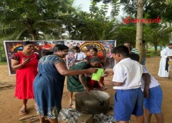 மன்னார் மடுவில் முள்ளிவாய்க்கால் கஞ்சி வழங்கும் நிகழ்வு.!