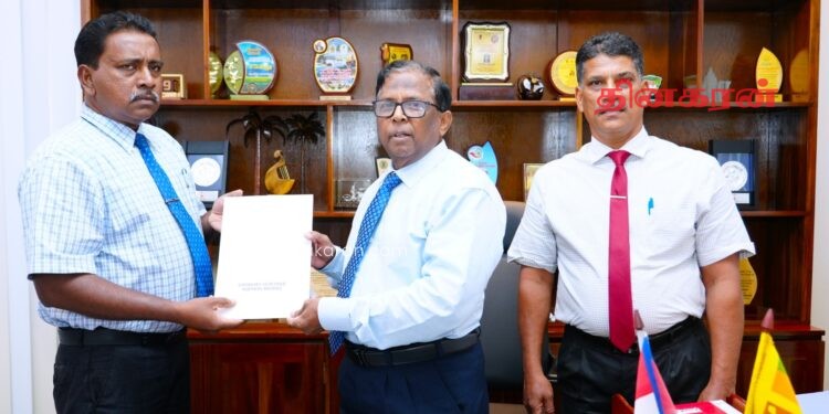 வடக்கு மாகாண தொழிற்றுறைத் திணைக்களத்தின் புதிய பணிப்பாளராக கிருஸ்ணேந்திரன் நியமனம்!!