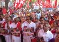 எரிபொருள் விலை உயர்வை கண்டித்து சென்னையில் போராட்டம்!