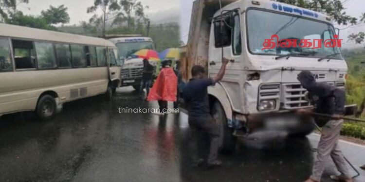 இன்று காலை இடம்பெற்ற கோர விபத்து.!