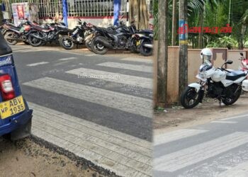 வீதி விதிமுறைகளை மீறிய மானிப்பாய் பொலிஸார்.!