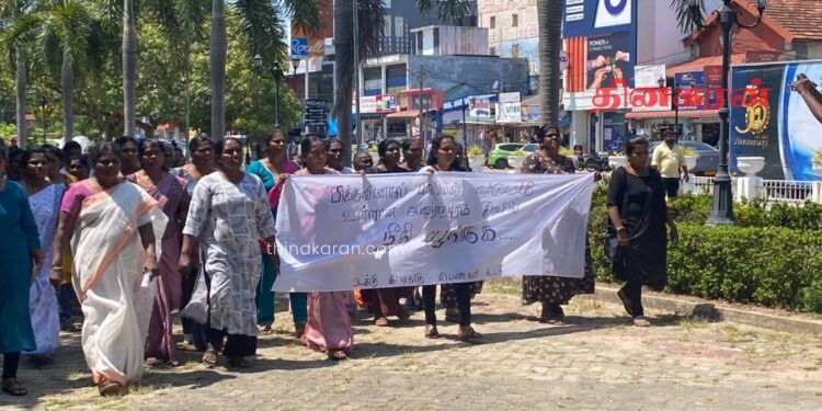 மட்டக்களப்பில் பாரிய போராட்டம் முன்னெடுப்பு.!