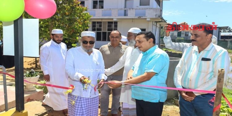 சாய்ந்தமருது தைபா பெண்கள் அரபுக் கல்லூரியில் வுழு நீர்த் தொகுதி திறந்து வைப்பு.!