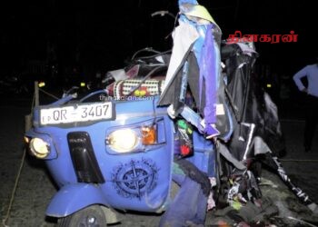 கோர விபத்தில் இருவர் உயிரிழப்பு.!