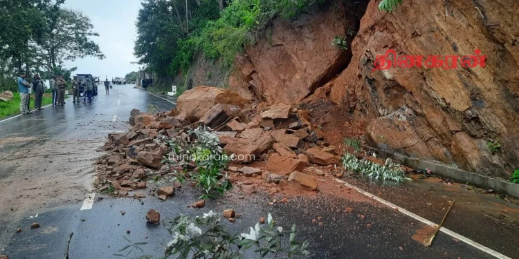 பல மாவட்டங்களுக்கான மண்சரிவு எச்சரிக்கை நீடிப்பு!