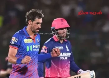 IPL 2026: சிக்சர் அடித்த ஜெய்ஸ்வால்.. அதே ஓவரில் சொல்லி விக்கெட் எடுத்த ஸ்டார்க்!