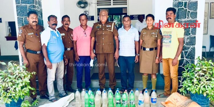 போதைப்பொருட்கள் மற்றும் சட்டவிரோத சாராயத்துடன் 3 சந்தேக நபர்கள் கைது; சம்மாந்துறையில் சம்பவம்!