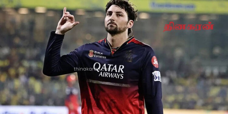 RCB அணியின் நட்சத்திர வீரர் டிம் டேவிட் மீது ஒழுக்காற்று நடவடிக்கை!