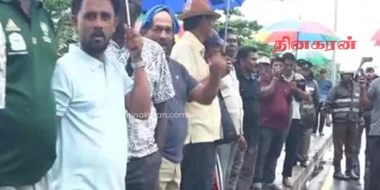 ஜனாதிபதி செயலகத்தை முற்றுகையிட்டு மீனவர்கள் போராட்டம்.!