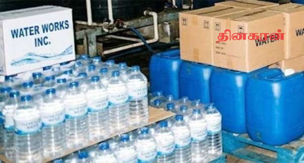 குடிநீர் சுத்திகரிப்பு நிலையம் என்ற போர்வையில் இயங்கி வந்த மதுபான உற்பத்தி நிலையம் முற்றுகை.!