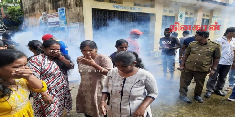 நாவலப்பிட்டி கதிரேசன் மாதிரி ஆரம்பப் பாடசாலையில் டெங்கு ஒழிப்பு வேலைத்திட்டம் முன்னெடுப்பு.!