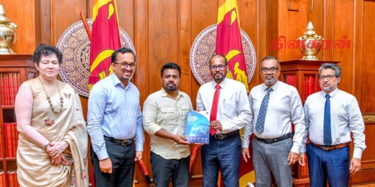 தேசிய ஏற்றுமதி அபிவிருத்தித் திட்டம் (2026 – 2030) ஜனாதிபதியிடம் கையளிப்பு.!