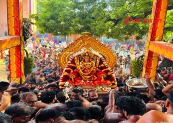 வெகு விமர்சையாக நடைபெற்ற நயினாதீவு ஸ்ரீ நாகபூஷணி அம்மன் ஆலய தேர்த்திருவிழா.!