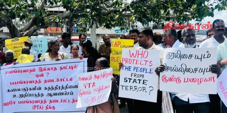 மன்னாரில் வெடித்த பாரிய போராட்டம்.!