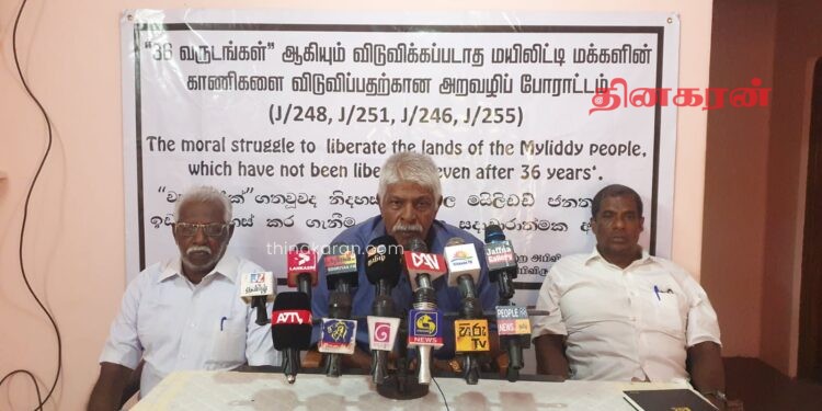 யாழ்ப்பாணத்தில் நடைபெறவுள்ள மாபெரும் காணி விடுவிப்புப் போராட்டத்துக்கு அழைப்பு!