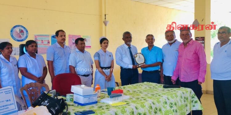 சாய்ந்தமருது சிரேஷ்ட பிரஜைகள் ஒன்றிய அங்கத்தவர்களுக்கான விசேட மருத்துவ முகாம்.!
